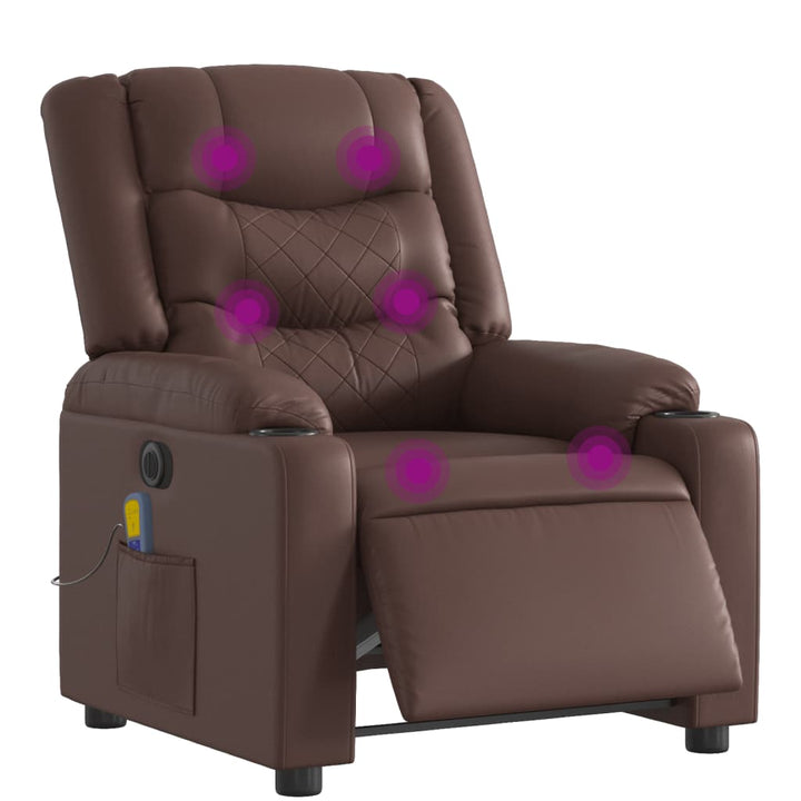 Elektrisk Massagefåtölj Konstläder