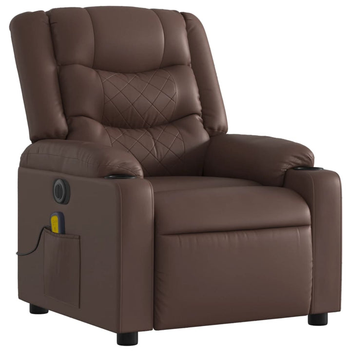 Elektrisk Massagefåtölj Konstläder