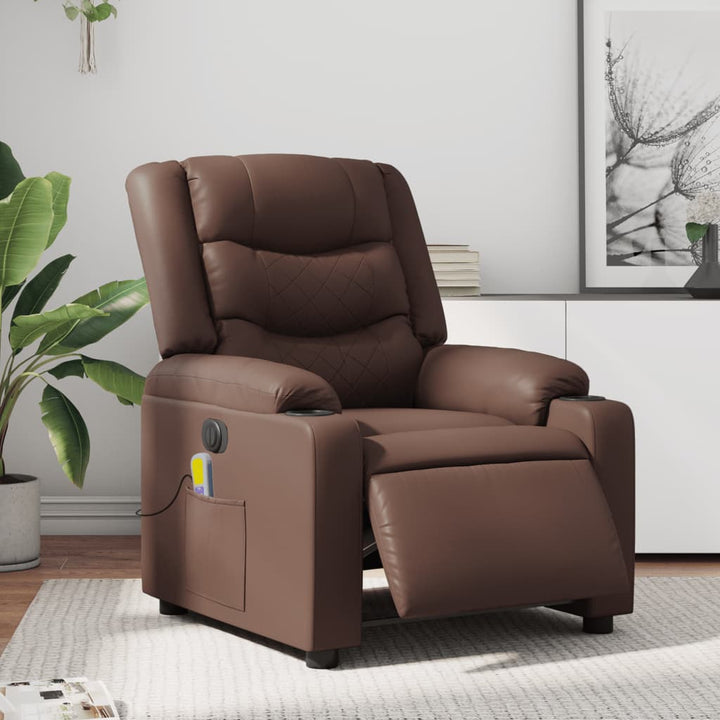 Elektrisk Massagefåtölj Konstläder