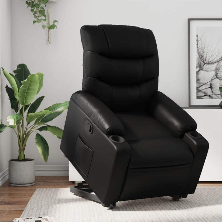 Reclinerfåtölj Med Uppresningshjälp Konstläder