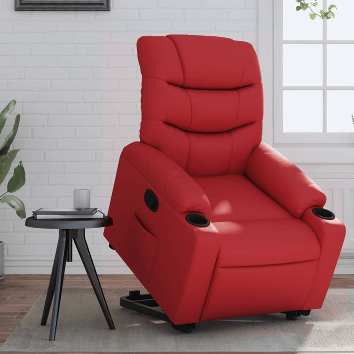 Reclinerfåtölj Med Uppresningshjälp Konstläder