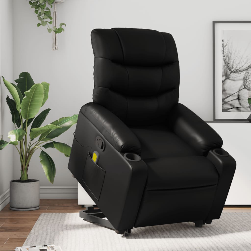 Reclinerfåtölj Med Uppresningshjälp Konstläder