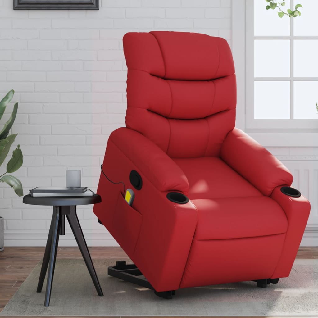 Reclinerfåtölj Med Uppresningshjälp Konstläder