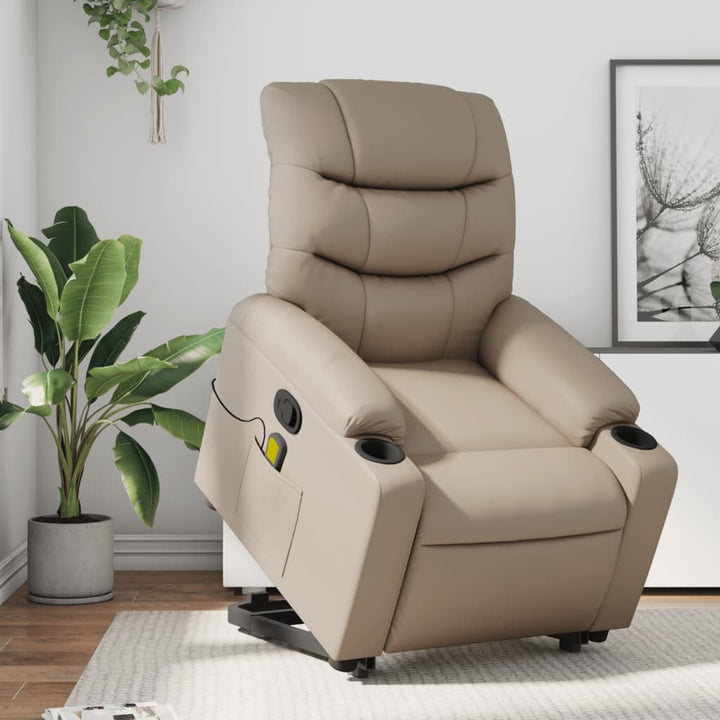 Reclinerfåtölj Med Uppresningshjälp Konstläder