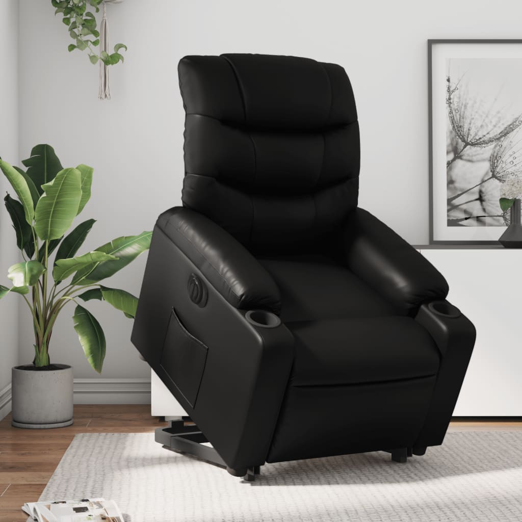 Reclinerfåtölj Med Uppresningshjälp Konstläder