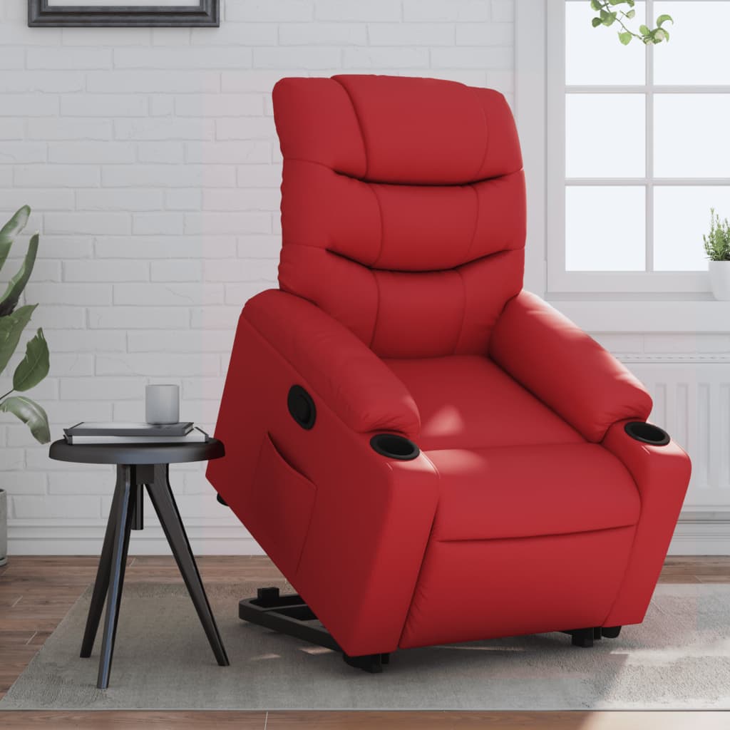 Reclinerfåtölj Med Uppresningshjälp Konstläder