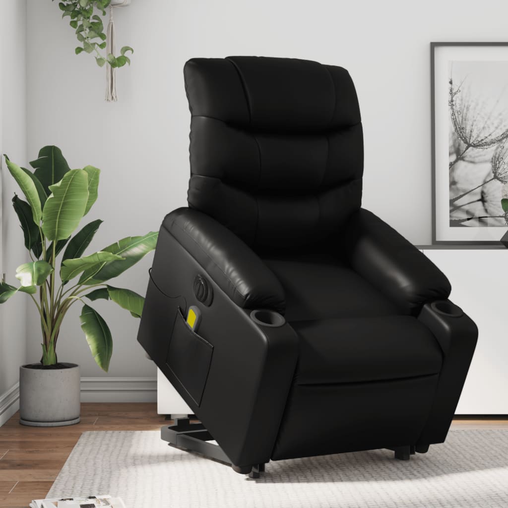 Reclinerfåtölj Med Uppresningshjälp Konstläder
