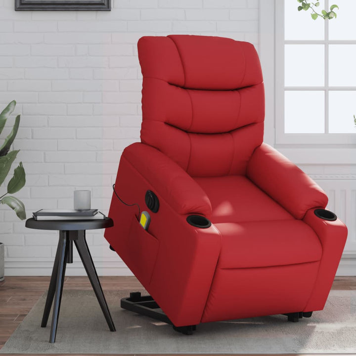 Reclinerfåtölj Med Uppresningshjälp Konstläder