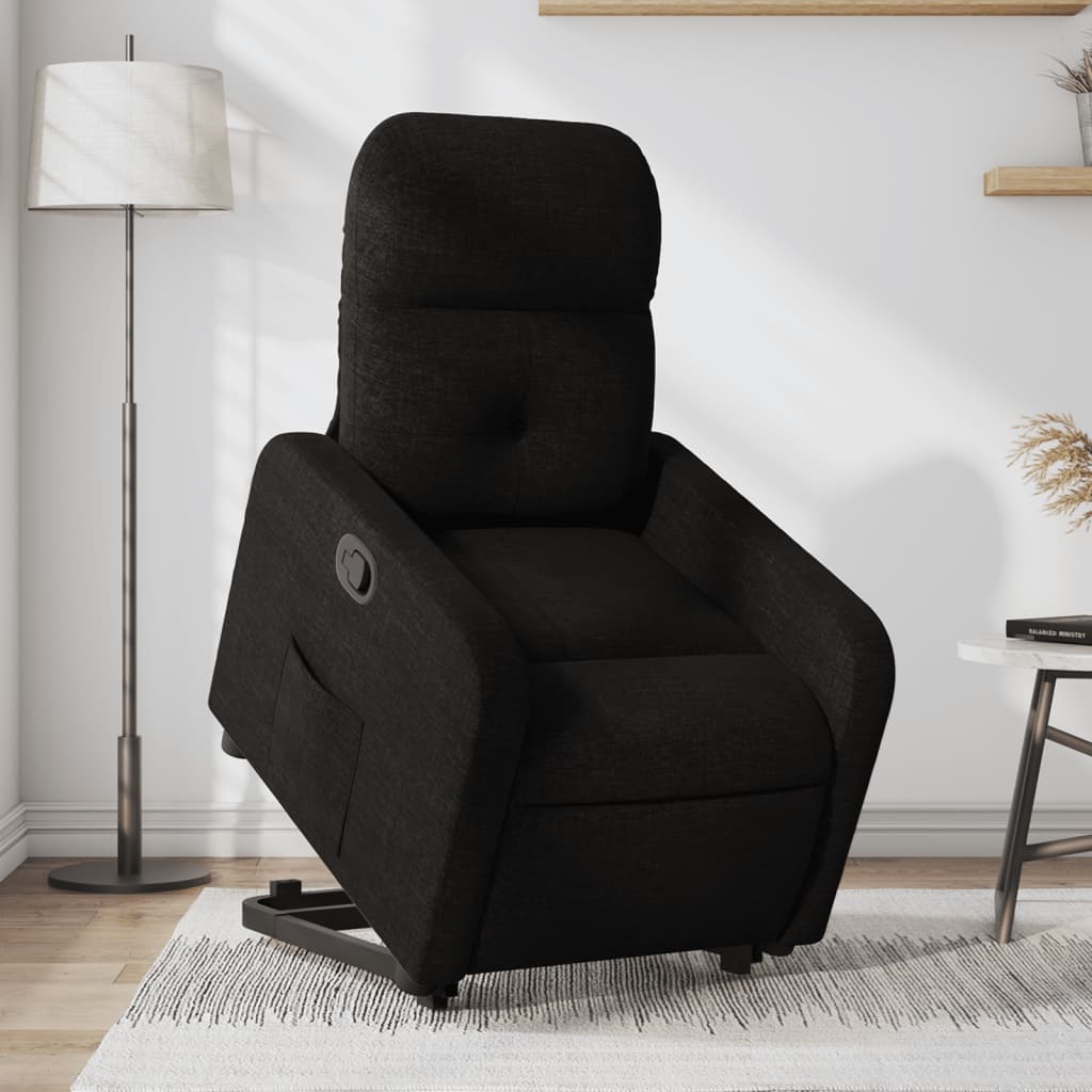Elektrisk Reclinerfåtölj Med Uppresningshjälp Tyg