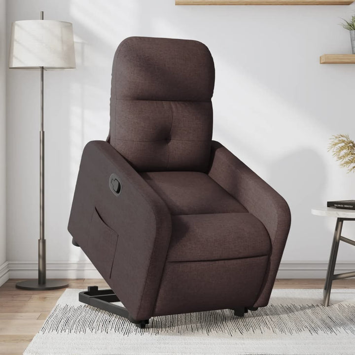 Elektrisk Reclinerfåtölj Med Uppresningshjälp Tyg