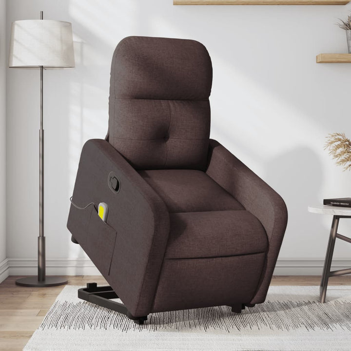 Elektrisk Reclinerfåtölj Med Uppresningshjälp Tyg