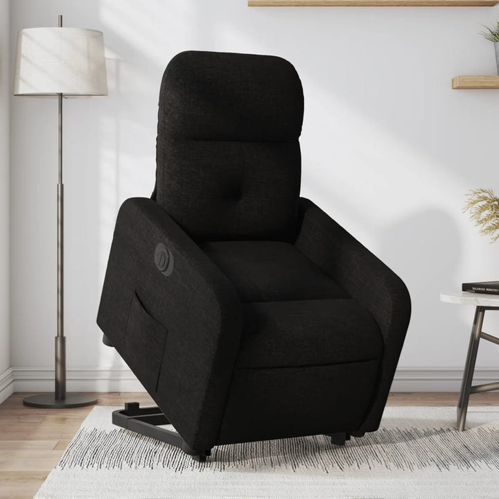 Elektrisk Reclinerfåtölj Med Uppresningshjälp Tyg