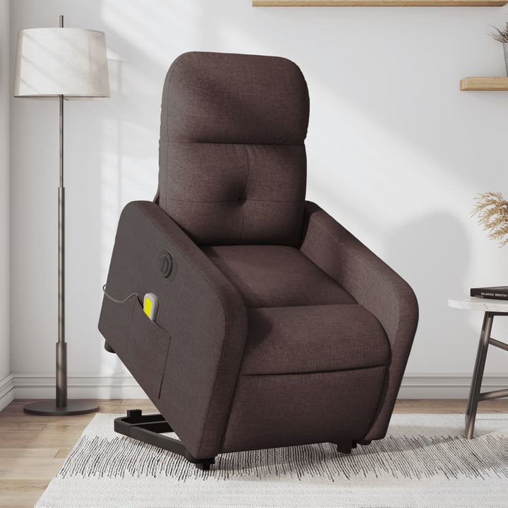 Elektrisk Reclinerfåtölj Med Uppresningshjälp Tyg