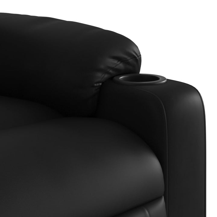 Massagefåtölj Svart Konstläder