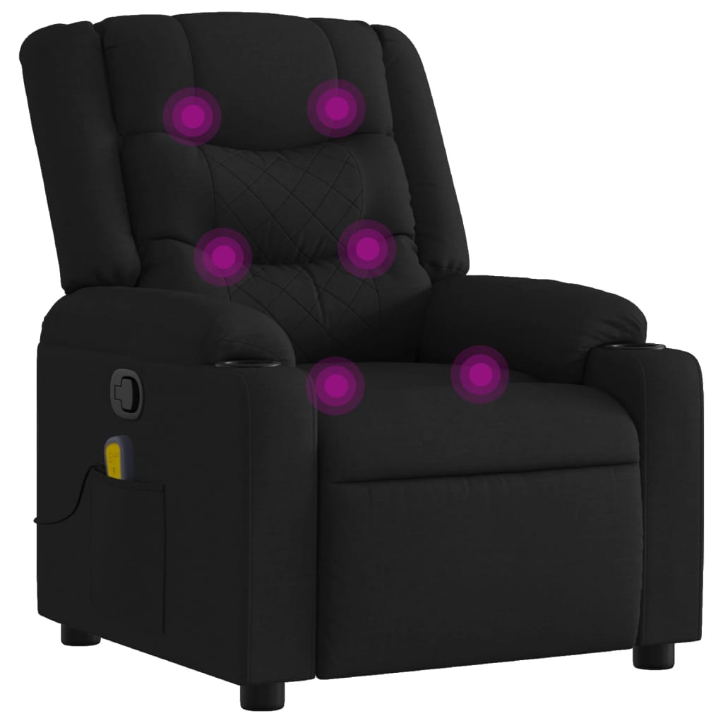 Massagefåtölj Tyg