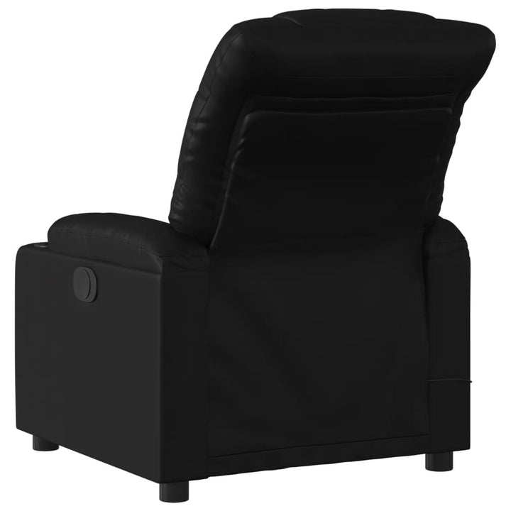 Massagefåtölj Svart Konstläder