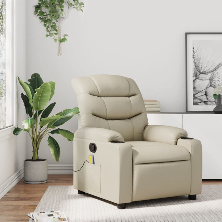 Massagefåtölj Konstläder