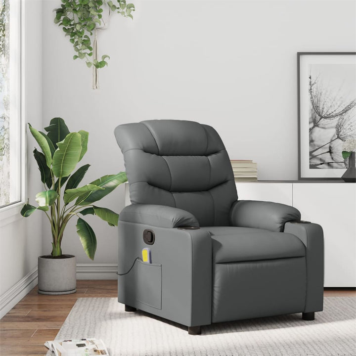 Massagefåtölj Konstläder