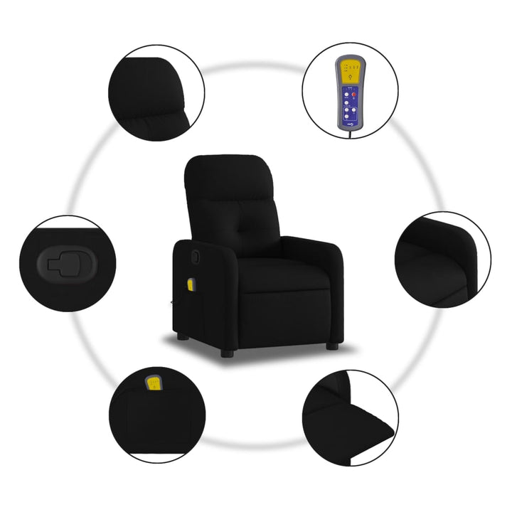Massagefåtölj Tyg