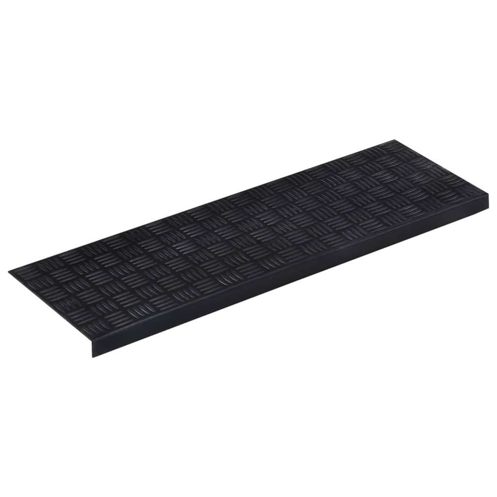 Trappstegsmattor 5 St 25X75 Cm Gummi