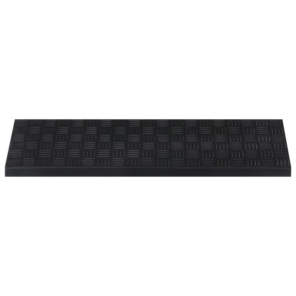 Trappstegsmattor 5 St 25X75 Cm Gummi