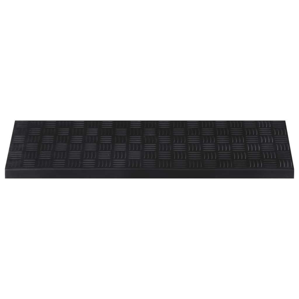 Trappstegsmattor 10 St 25X75 Cm Gummi
