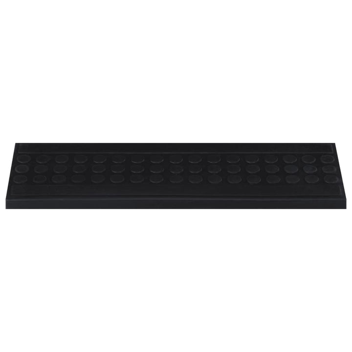 Trappstegsmattor 5 St 25X75 Cm Gummi