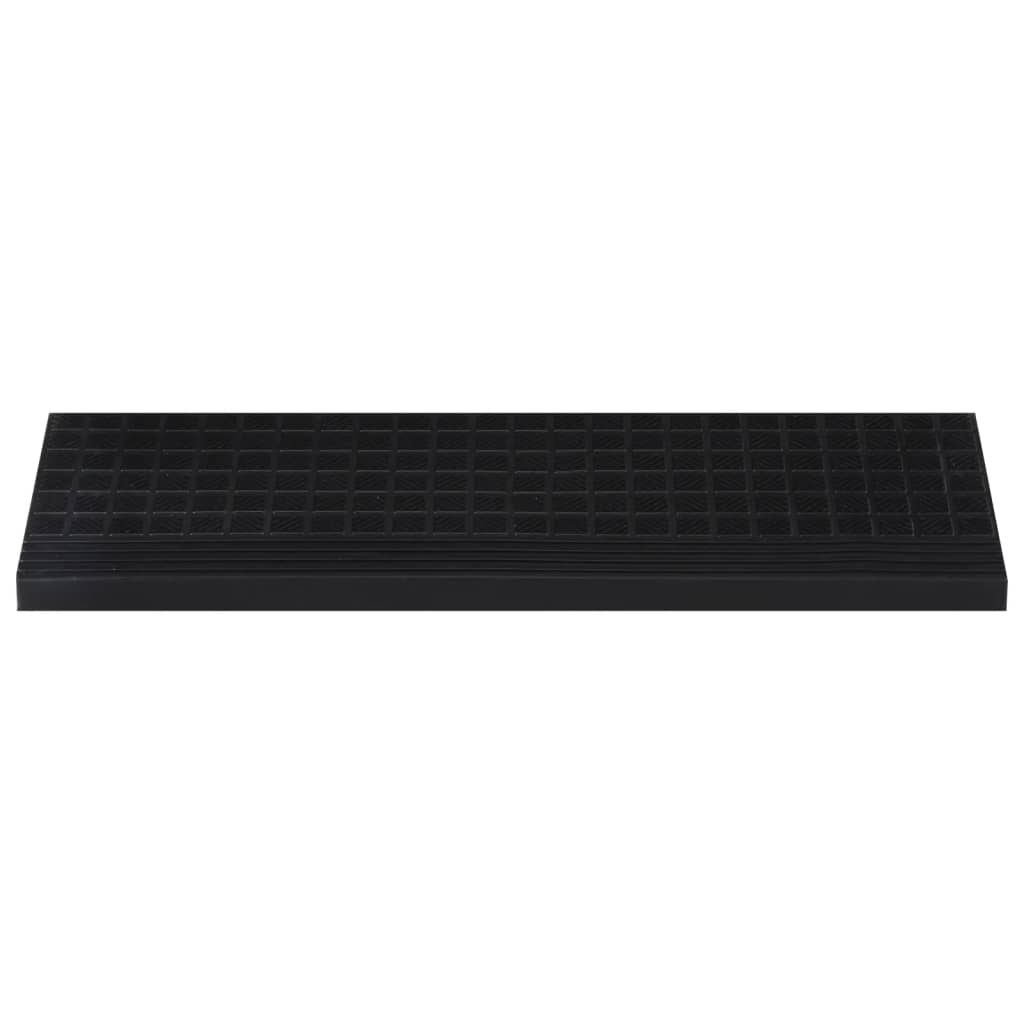 Trappstegsmattor 5 St 25X75 Cm Gummi