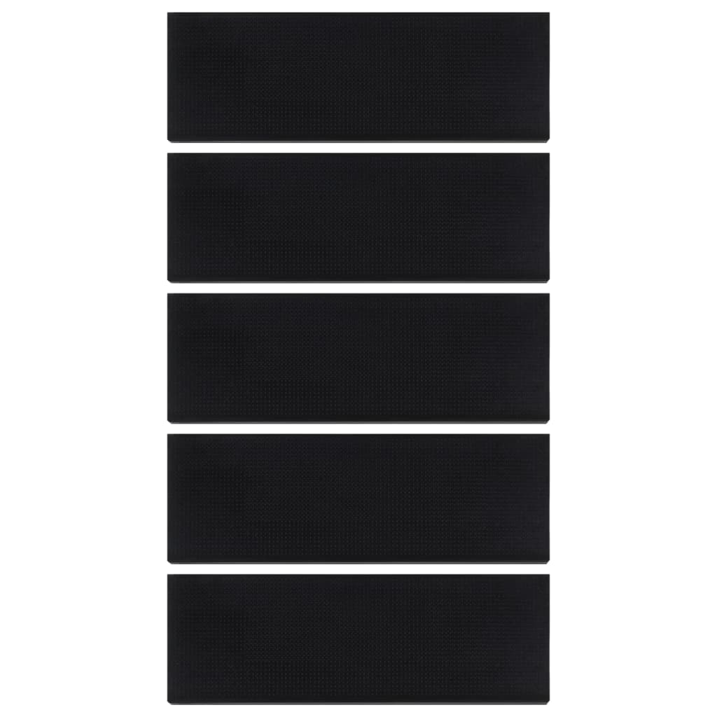 Trappstegsmattor 5 St 25X75 Cm Gummi