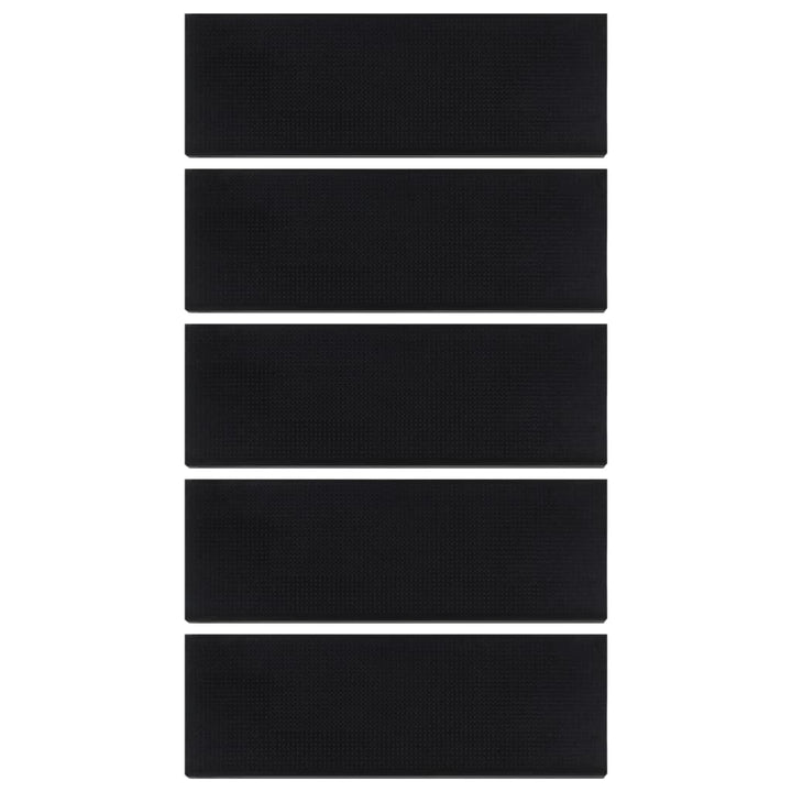Trappstegsmattor 5 St 25X75 Cm Gummi