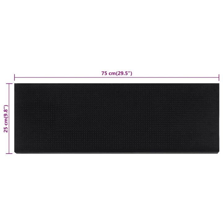 Trappstegsmattor 5 St 25X75 Cm Gummi