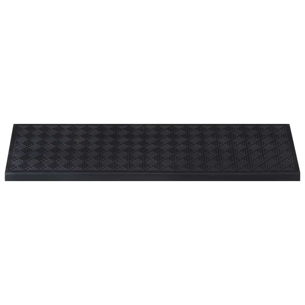Trappstegsmattor 5 St 25X75 Cm Gummi