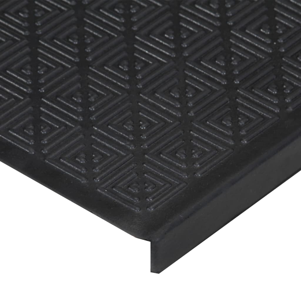 Trappstegsmattor 5 St 25X75 Cm Gummi