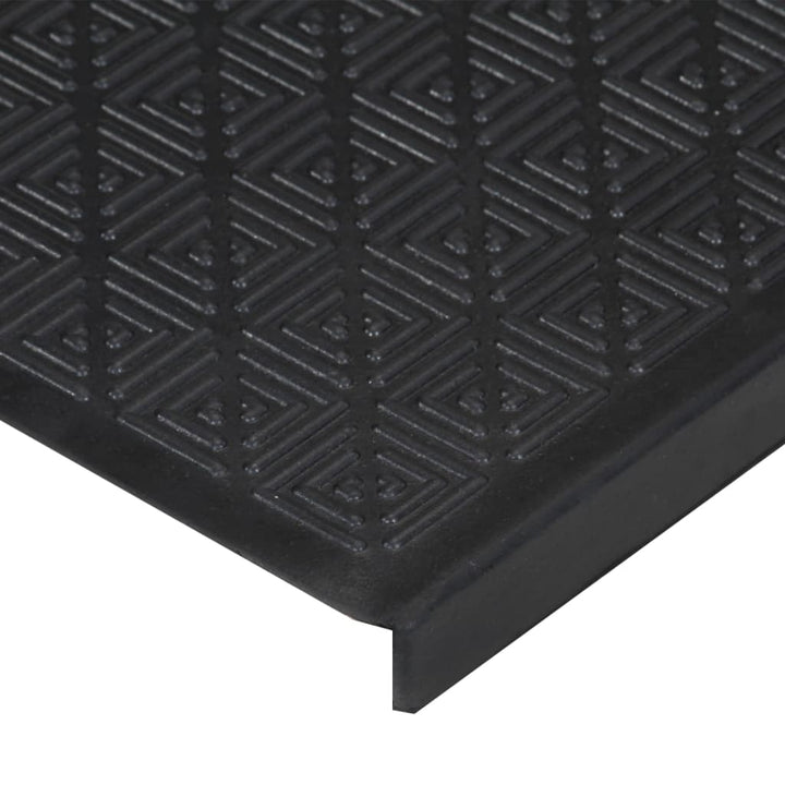 Trappstegsmattor 5 St 25X75 Cm Gummi