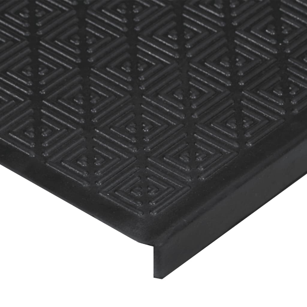 Trappstegsmattor 10 St 25X75 Cm Gummi