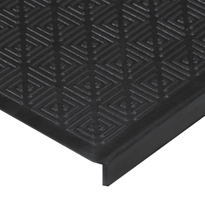 Trappstegsmattor 10 St 25X75 Cm Gummi
