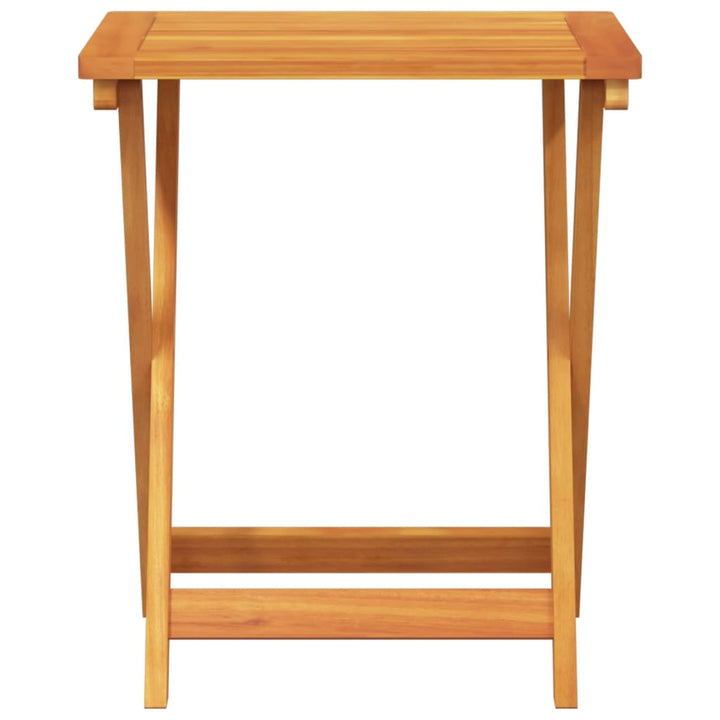 Hopfällbart Trädgårdsbord 50X36X60 Cm Massivt Akaciaträ