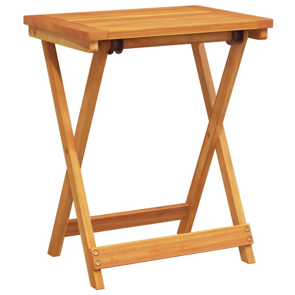 Hopfällbart Trädgårdsbord 50X36X60 Cm Massivt Akaciaträ