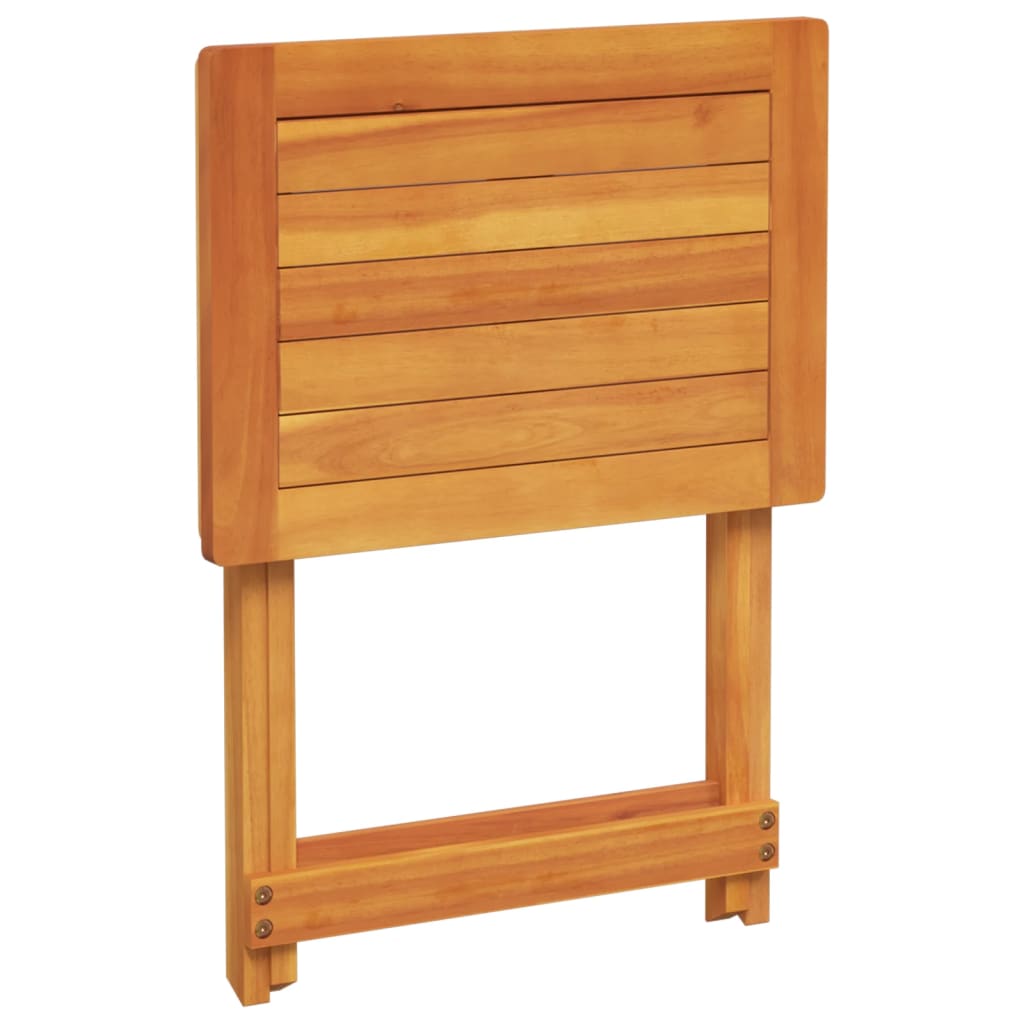 Hopfällbart Trädgårdsbord 50X36X60 Cm Massivt Akaciaträ