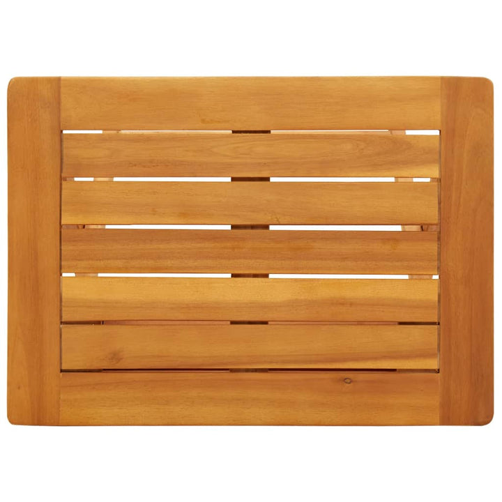 Hopfällbart Trädgårdsbord 50X36X60 Cm Massivt Akaciaträ