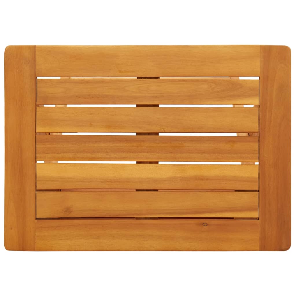 Hopfällbart Trädgårdsbord 50X36X60 Cm Massivt Akaciaträ