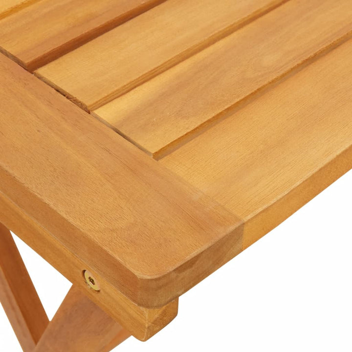 Hopfällbart Trädgårdsbord 50X36X60 Cm Massivt Akaciaträ