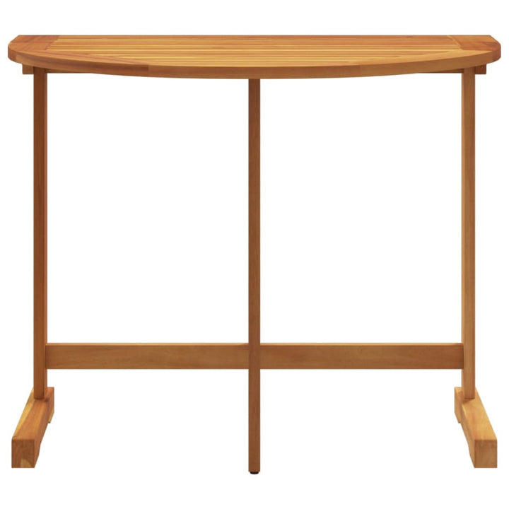Hopfällbart Balkongbord 90X60X72 Cm Massivt Akaciaträ
