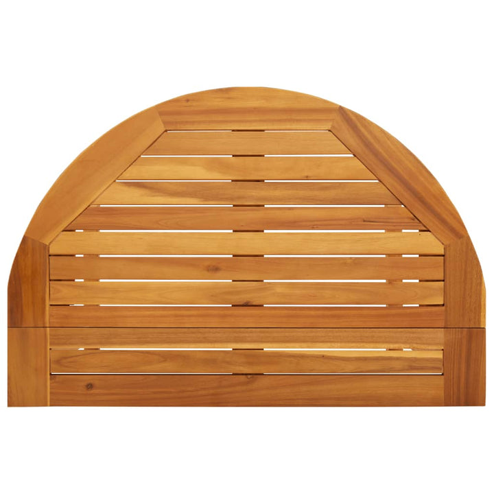 Hopfällbart Balkongbord 90X60X72 Cm Massivt Akaciaträ