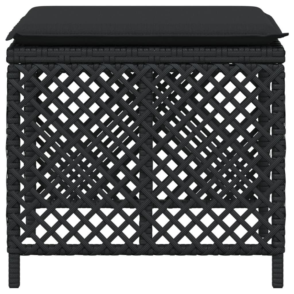 Trädgårdspallar Med Dynor 4 St 41X41X36 Cm Konstrotting