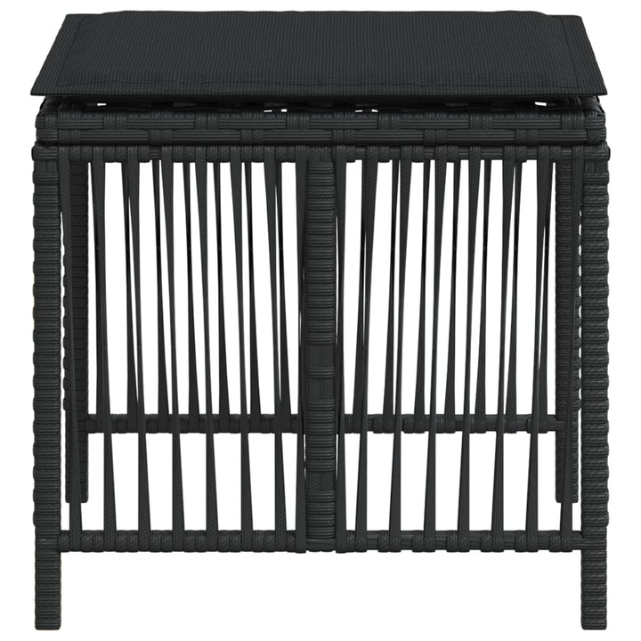 Trädgårdspallar Med Dynor 4 St 41X41X36 Cm Konstrotting