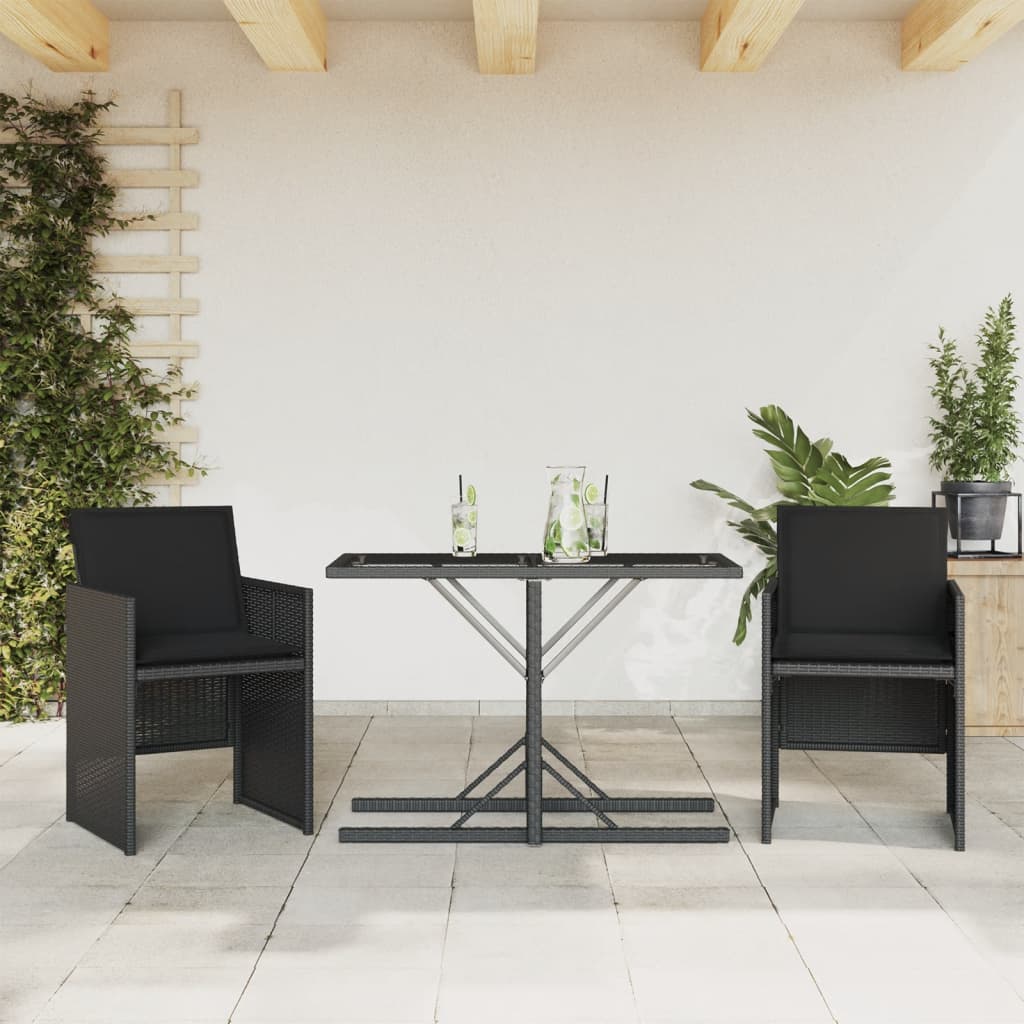 Bistrogrupp Med Dynor 3 Delar Beige Konstrotting