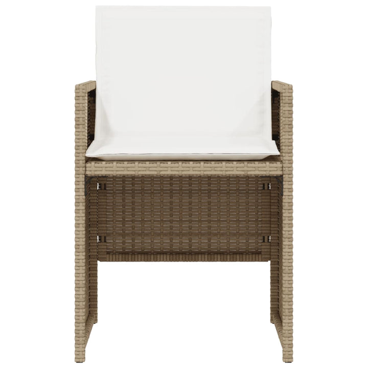 Bistrogrupp Med Dynor 3 Delar Beige Konstrotting