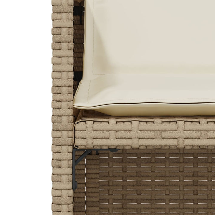 Bistrogrupp Med Dynor 3 Delar Beige Konstrotting