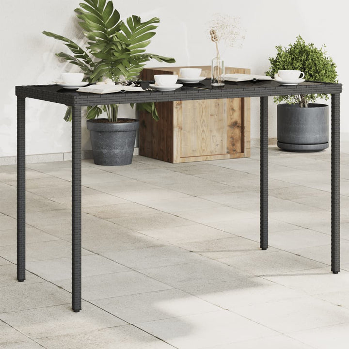 Trädgårdsbord Med Skiva 115X54X74 Cm Konstrotting